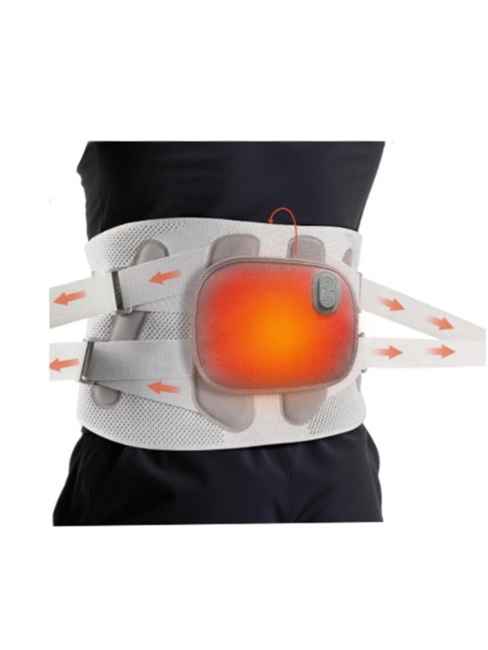 Heated Lumbar Brace Back Support Belt Support for Lower Back Pain XXL Unisex